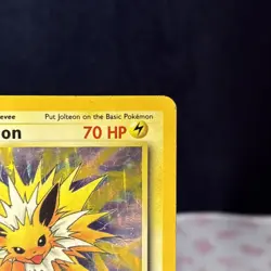 Jolteon Holo Rare Pokemon Card WOTC TCG 4/64 Jungle Set MP Vintage - Image 5