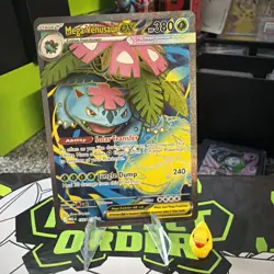Pokemon TCG Mega Venusaur EX Full Art Card 155/132 Mega Evolution - Image 1