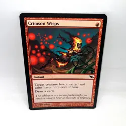 Crimson Wisps 88 Common Shadowmoor Magic: The Gathering LP MTG - Image 1