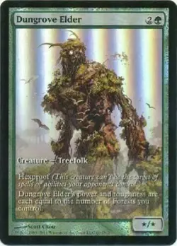 mtg magic Dungrove Elder FOIL ENGLISH extended game day GD borderless promo - Image 1
