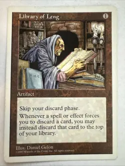 Library of Leng MTG Core Set 5th Edition Regular - Image 1