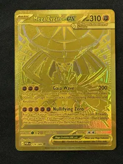 Pokemon TCG Meg Evolution: Perfect Order Mega Hyper Rare Mega Zygarde EX 124/088 - Image 1