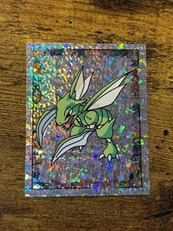 1999 Merlin Pokemon Stickers Scyther Prism #S19 - Image 1