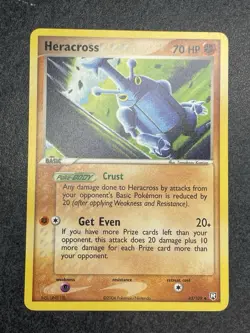 Pokemon Heracross EX Team Rocket Returns 43/109 Normal 2004 LP - Image 1