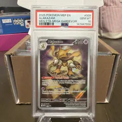 Pokemon - Mega Evolution Promo - Alakazam 009 Full Art Holo - Gem Mint PSA 10 - Image 1
