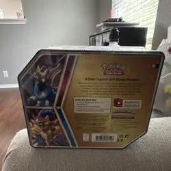 Pokemon Legends of Galar Tin Zacian V Zamazenta V 5 Booster Packs Promo TCG - Image 2