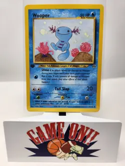 Pokemon Neo Discovery 1st Edition Wooper 71/75 NM - Image 1