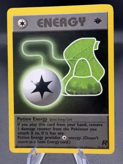 Pokemon TCG Potion Energy 82/82 1st Edition Team Rocket Uncommon MP - Image 1