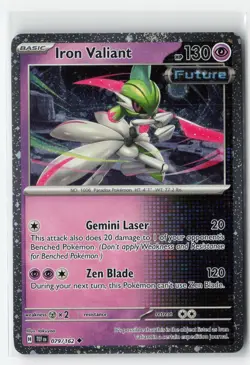 IRON VALIANT 079/162 COSMOS HOLO POKEMON TCG NM-LP - Image 1