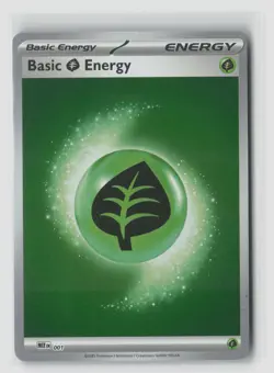 Grass Energy #001 Mee Reverse Holo Pokemon TCG NM - Image 1