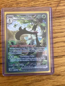 Pokemon TCG Meowscarada EX 256/193 Paldean Evolved Special Illustration Rare - Image 3