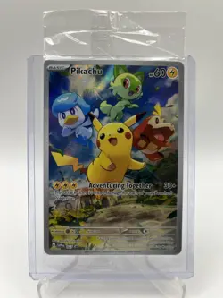 Pokemon Pikachu SVP 027 Scarlet & Violet Paldea Evolved ETB Promo SEALED - Image 1