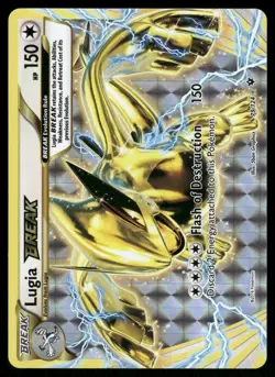 Lugia BREAK 79/124 BREAK Rare Fates Collide Pokemon Holo Near Mint - Image 1
