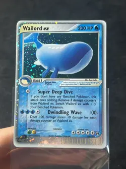 Pokemon Wailord EX Sandstorm 2003 100/100 nm+ - Image 1
