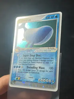 Pokemon Wailord EX Sandstorm 2003 100/100 nm+ - Image 4