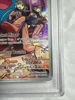 2025 Team Rocket's Wobbuffet Destined Rivals Pokemon Center ETB Stamped PSA 9 - Image 2