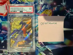 2025 POKEMON SVP EN-SV PREMIUM COLLECTION PROMO CYNTHIA'S GARCHOMP EX 204 PSA 9 - Image 3