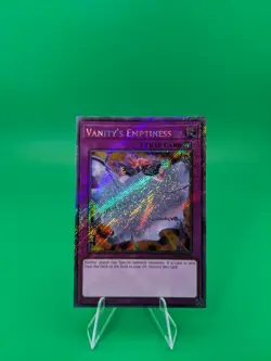 Yu-Gi-Oh! Vanity's Emptiness RA03-EN246 Platinum Secret Rare - Image 1