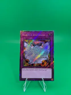 Yu-Gi-Oh! Vanity's Emptiness RA03-EN246 Platinum Secret Rare - Image 2