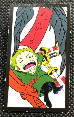 One Piece Zoro Mini Hanafuda Jump Anime Japanese Very Rare Japan F/S - Image 1