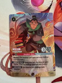 Mulan - Charging Ahead 3 Disney Lorcana Promo Cards Holo - Image 1