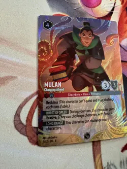 Mulan - Charging Ahead 3 Disney Lorcana Promo Cards Holo - Image 2