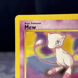Pokemon Mew No.8 Black Star Promo Card WOTC Vintage NM - Image 2