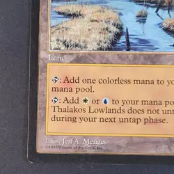 MTG Card - 1x Thalakos Lowlands - Tempest - LP - Vintage - Magic The Gathering - Image 3