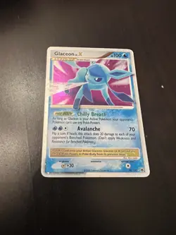 Glaceon LV.X 98/100 Majestic Dawn Ultra Rare Holo Card LP - Image 1