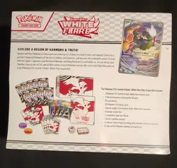 POKEMON WHITE FLARE ETB ELITE TRAINER BOX FACTORY SEALED - Image 2