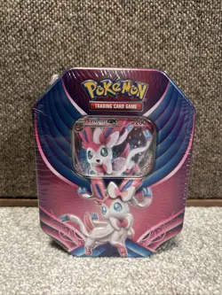 Pokemon TCG Sylveon GX Evolution Celebration Tin Pack NEW Factory Sealed TCG - Image 1