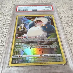 Pokemon TCG Snorlax Full Art TG10/TG30 Lost Origin PSA 8 2022 English - Image 3