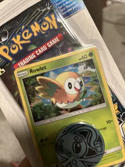 Pokemon SEALED Sun & Moon Lost Thunder Rowlet Single Pack Blister - Image 3