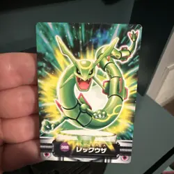 Rayquaza Pokemon Zukan Card Japanese Nintendo Game Anime Rare 388 F/S NM - Image 1
