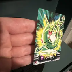 Rayquaza Pokemon Zukan Card Japanese Nintendo Game Anime Rare 388 F/S NM - Image 3