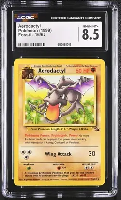 Aerodactyl *CGC 8.5* Fossil *#16* 1999 *Vintage* Pokemon - Image 1