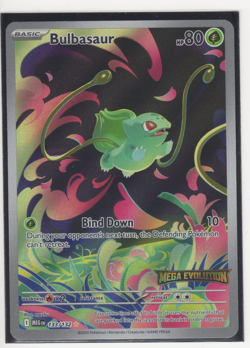 Pokemon TCG Bulbasaur - (Mega Evolution Stamped) 133/132 Promo - Image 1