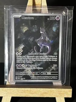 Pokemon TCG Mewtwo SVP 052 Scarlet Violet 151 Black Star Promo - Image 1