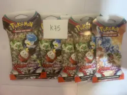 5 Pokemon TCG: Scarlet & Violet Sleeve Booster Pack - Free UK P&P - Image 1