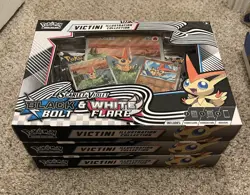 Pokemon Black Bolt White Flare Victini Illustration Collection ✅Sealed✅Lot Of 3 - Image 2