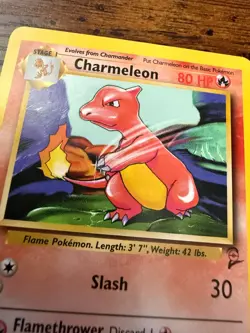 Pokemon TCG 2000 Charmeleon 2nd Edition #35/130 Uncommon, Vintage, Near-Mint - Image 3
