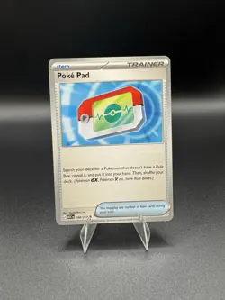 Pokemon Ascended Heroes Trainer Poke Pad 198/217 NM/Pack Fresh - Image 1