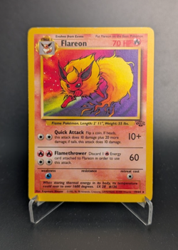Flareon - Jungle 19/64 Non-Holo Rare - Pokemon TCG (Vinatge WOTC) - MP/HP - Image 1