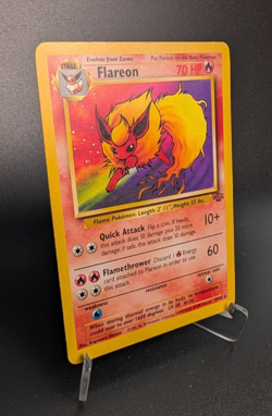 Flareon - Jungle 19/64 Non-Holo Rare - Pokemon TCG (Vinatge WOTC) - MP/HP - Image 2