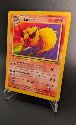 Flareon - Jungle 19/64 Non-Holo Rare - Pokemon TCG (Vinatge WOTC) - MP/HP - Image 3