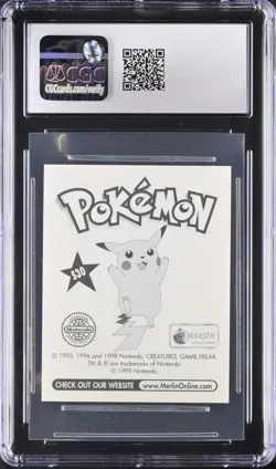 Pokemon 1998 Merlin Topps Series 1 Pikachu 25 165 S6 S30 Holo Lot CGC 8 MINT ✨ - Image 3