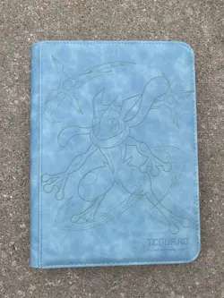 Greninja Laser Engraved Binder/ Made To Order! Light Blue/Pokemon Binder - Image 5