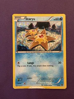 2015 Pokemon Zigzagoon 11/12 and Staryu 4/12- McDonald's Promo Confetti Holo LP - Image 4