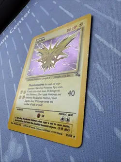 Zapdos Fossil 15/62 HOLO RARE VINTAGE Pokemon 1999 - Image 4