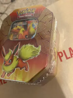 Pokemon TCG: Elemental Powers Tin Set Lot of 3 Jolteon Gx Flareon Gx Vaporeon Gx - Image 2